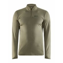 Craft Sport-Langarmshirt CORE Gain (Midlayer, Half-Zip) khakigrün Herren