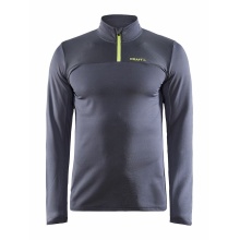 Craft Sport-Langarmshirt CORE Gain (Midlayer, Half-Zip) asphaltgrau Herren