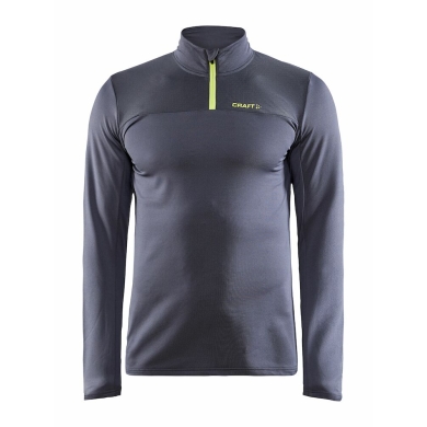 Craft Sport-Langarmshirt CORE Gain (Midlayer, Half-Zip) asphaltgrau Herren