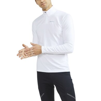 Craft Sport-Langarmshirt CORE Gain (Midlayer, Half-Zip) weiss Herren