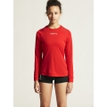 Craft Sport-Langarmshirt Rush 2.0 Tee (leicht, funktionell) rot Damen