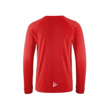 Craft Sport-Langarmshirt Rush 2.0 Tee (leicht, funktionell) rot Kinder