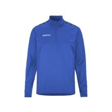 Craft Sport-Langarmshirt Squad Go Halfzip (Stehkragen, 100% rec. Polyester) cobaltblau Herren