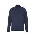 Craft Sport-Langarmshirt Squad Go Halfzip (Stehkragen, 100% rec. Polyester) navyblau Herren