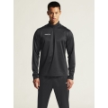 Craft Sport-Langarmshirt Squad Go Halfzip (Stehkragen, 100% rec. Polyester) schwarz Herren