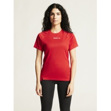 Craft Sport-Shirt Rush 2.0 Tee (leicht, funktionell) rot Damen