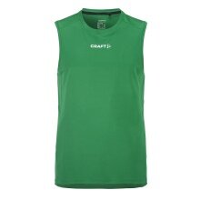 Craft Sport-Tank Rush 2.0 Singlet ärmellos (100% rec. Polyester) grün Herren