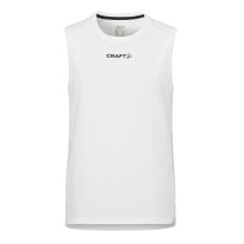 Craft Sport-Tank Rush 2.0 Singlet ärmellos (100% rec. Polyester) weiss Herren