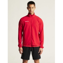 Craft Sport-Trainingsjacke Rush 2.0 Full Zip (hohe Elastizität) rot Herren