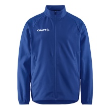 Craft Sport-Trainingsjacke Rush 2.0 Full Zip (hohe Elastizität) kobaltblau Kinder