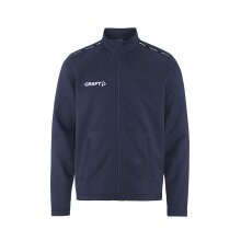 Craft Sport-Trainingsjacke Squad Go Full Zip (Seitentaschen mit Reißverschluss) navyblau Kinder