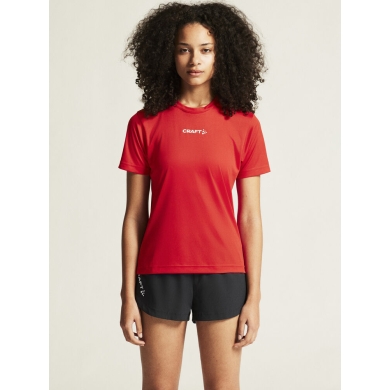 Craft Sport-Tshirt Squad Go Function Tee (leicht, schnell trocknend) rot Damen