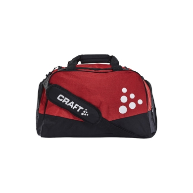 Craft Sporttasche Squad Duffell Medium - 45x27x30cm - 33 Liter - schwarz/rot