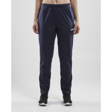 Craft Sporthose Squad Pant - weichem und funktionellem Material - lang navyblau Damen