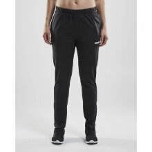 Craft Sporthose Squad Pant - weichem und funktionellem Material - lang schwarz Damen