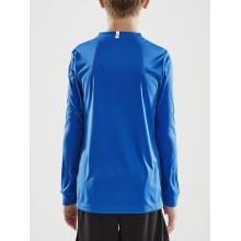 Craft Sport-Langarmshirt (Trikot) Squad Solid - hohe Elastizität, ergonomisches Design - royalblau Kinder