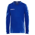 Craft Sport-Langarmshirt (Trikot) Squad Solid - hohe Elastizität, ergonomisches Design - kobaltblau Kinder