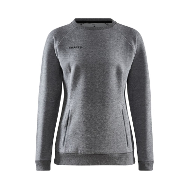 Craft Sweatshirt Core Soul Crew (komfortable Passform, Front-Reißverschluss) dunkelgrau Damen