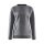 Craft Sweatshirt Core Soul Crew (komfortable Passform, Front-Reißverschluss) dunkelgrau Damen