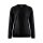 Craft Sweatshirt Core Soul Crew (komfortable Passform, Front-Reißverschluss) schwarz Damen