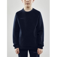 Craft Sweatshirt Core Soul Crew (komfortable Passform, Front-Reißverschluss) darknavy Kinder