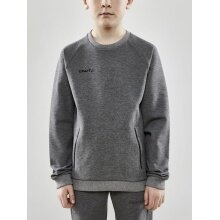 Craft Sweatshirt Core Soul Crew (komfortable Passform, Front-Reißverschluss) dunkelgrau Kinder