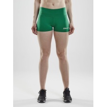 Craft Sport-Tight Squad Hotpants (funktionell Material, enganliegend) kurz grün Damen