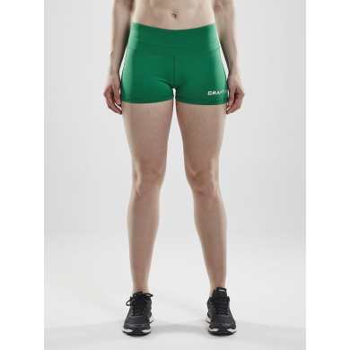 Craft Sport-Tight Squad Hotpants (funktionell Material, enganliegend) kurz grün Damen