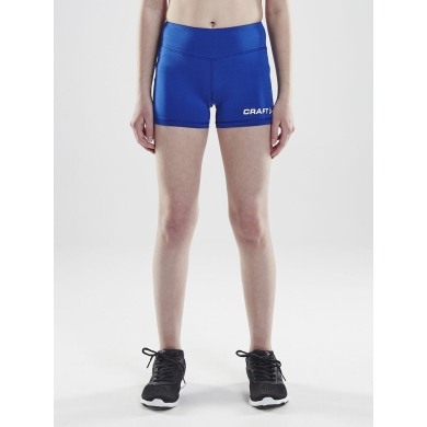 Craft Sport-Tight Squad Hotpants (funktionell Material, enganliegend) kurz kobaltblau Kinder