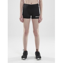 Craft Sport-Tight Squad Hotpants (funktionell Material, enganliegend) kurz schwarz Kinder