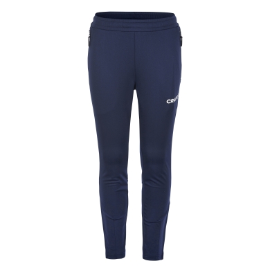 Craft Trainingshose Evolve 2.0 Pant (strapazierfähig, elastisch) lang navyblau Kinder