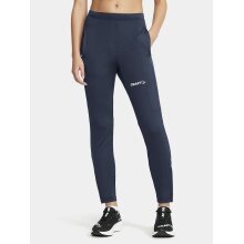 Craft Trainingshose Extend Pant (enganliegend, Seitentaschen mit Reissverschluss) lang navyblau Damen