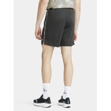 Craft Trainingshose Premier Shorts (rec. Polyester, ergonomisches Design) kurz dunkelgrau Herren