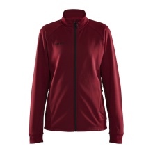 Craft Trainingsjacke ADV Unify (funktionelles Recyclingpolyester) bordeaux/rot Damen