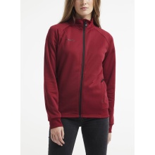 Craft Trainingsjacke ADV Unify (funktionelles Recyclingpolyester) bordeaux/rot Damen