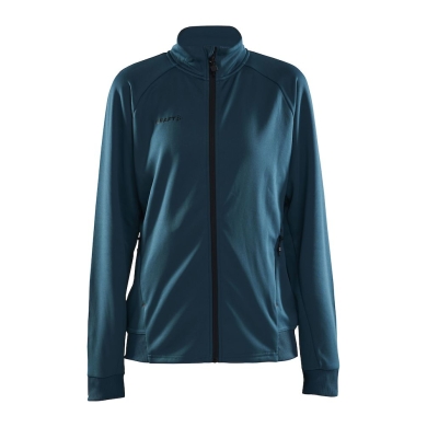 Craft Trainingsjacke ADV Unify (funktionelles Recyclingpolyester) tealblau Damen