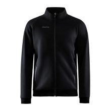 Craft Trainingsjacke Core Soul Full Zip (Front-Reißverschluss, weiches Material) schwarz Herren