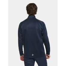 Craft Sport-Trainingsjacke Squad 2.0 Full Zip (mit Seitentaschen, elastisch Funktionsmaterial) navyblau Herren