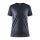 Craft Sport-Shirt Core Unify (funktionelles Recyclingpolyester) dunkelgrau Damen