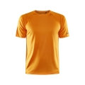 Craft Sport-Tshirt Core Unify (funktionelles Recyclingpolyester) orange Herren