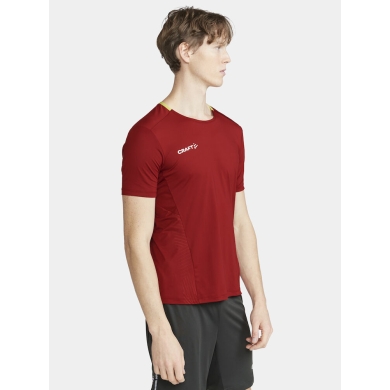 Craft Sport-Tshirt Extend Jersey (rec. Polyester, Mesh-Einsätze) weinrot Herren