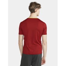 Craft Sport-Tshirt Extend Jersey (rec. Polyester, Mesh-Einsätze) weinrot Herren