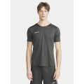 Craft Sport-Tshirt Extend Jersey (rec. Polyester, Mesh-Einsätze) asphaltgrau Herren