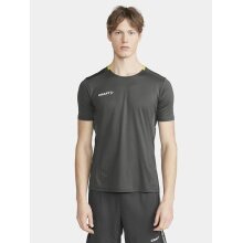 Craft Sport-Tshirt Extend Jersey (rec. Polyester, Mesh-Einsätze) asphaltgrau Herren