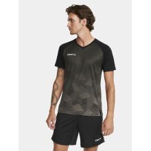 Craft Sport-Tshirt (Trikot) Premier Fade Jersey (rec. Polyester, V-Ausschnitt) schwarz Herren