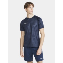 Craft Sport-Tshirt (Trikot) Premier Solid Jersey (rec. Polyester, hohe Elastizität) navyblau Herren