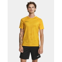 Craft Sport-Tshirt (Trikot) Premier Solid Jersey (rec. Polyester, hohe Elastizität) gelb Herren