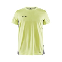 Craft Sport-Tshirt Pro Control Impact (leicht, atmungsaktiv) lime/grau Herren