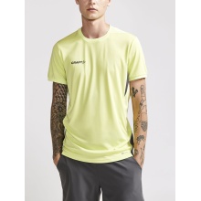 Craft Sport-Tshirt Pro Control Impact (leicht, atmungsaktiv) lime/grau Herren