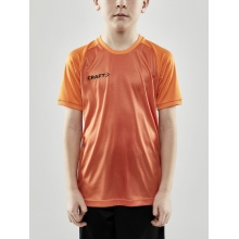 Craft Sport-Tshirt (Trikot) Progress 2.0 Graphic Jersey - leicht, funktionell und Stretchmaterial orange Kinder